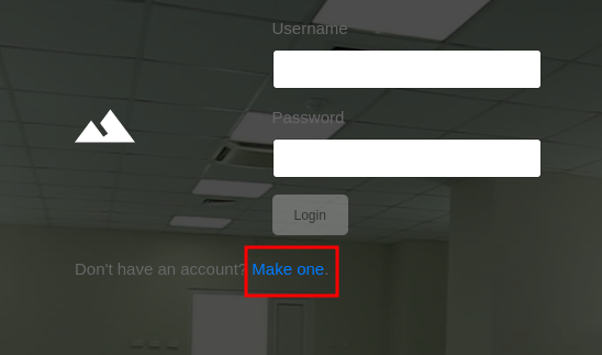 make an account