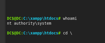 whoami admin